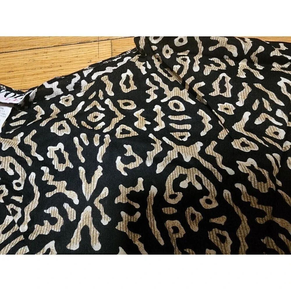 Avon Style Vintage Abstract Print Oversized Blouse Top (M/L) - Picture 5 of 12